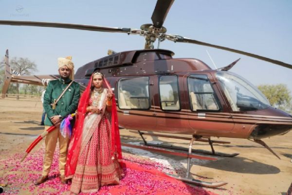 helicopter Service for wedding