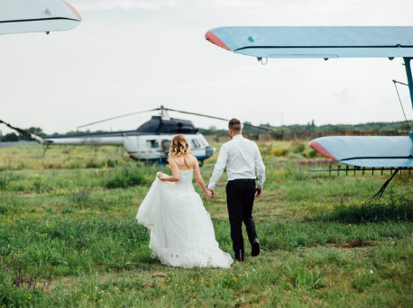 wedding helicopter rental